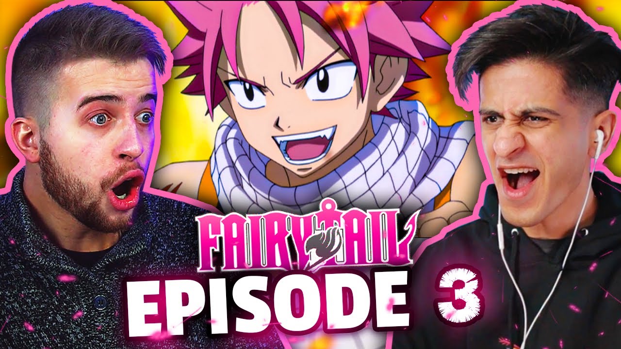 NATSU AND LUCY'S FIRST MISSION!! Fairy Tail Episode 3 REACTION | Group Reaction