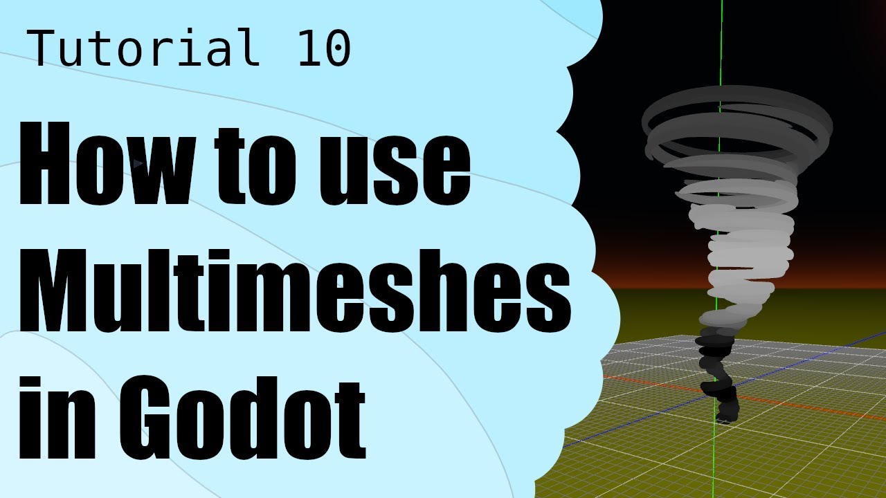 How to use Multimeshes in Godot | Game Dev Tutorial 10