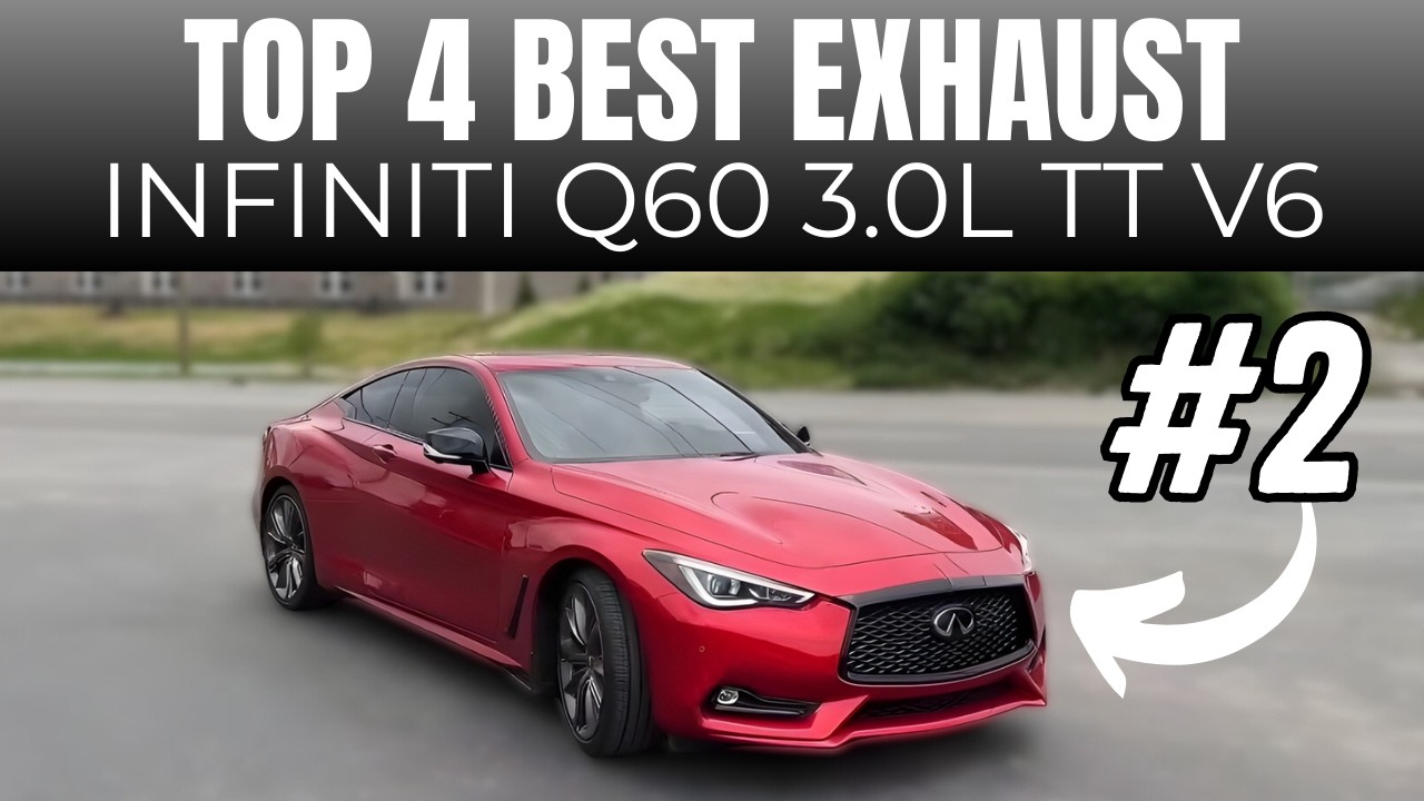 Топ-4 ЛУЧШИХ выхлопных систем для Infiniti Q60 3.0L Twin Turbo V6!