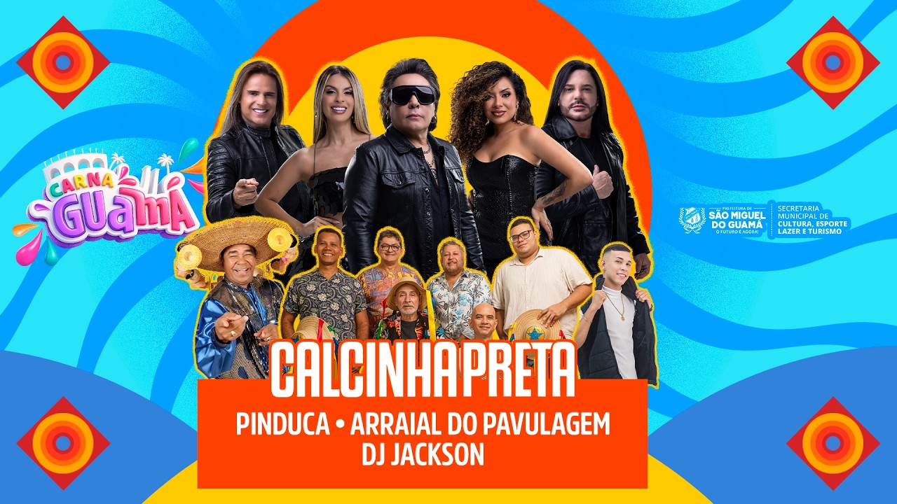 🔴 AO VIVO - CARNAVAL EM SÃO MIGUEL DO GUAMÁ  - PARÁ 2026 /BANDA CALCINHA PRETA  AO VIVO COM IMAGENS