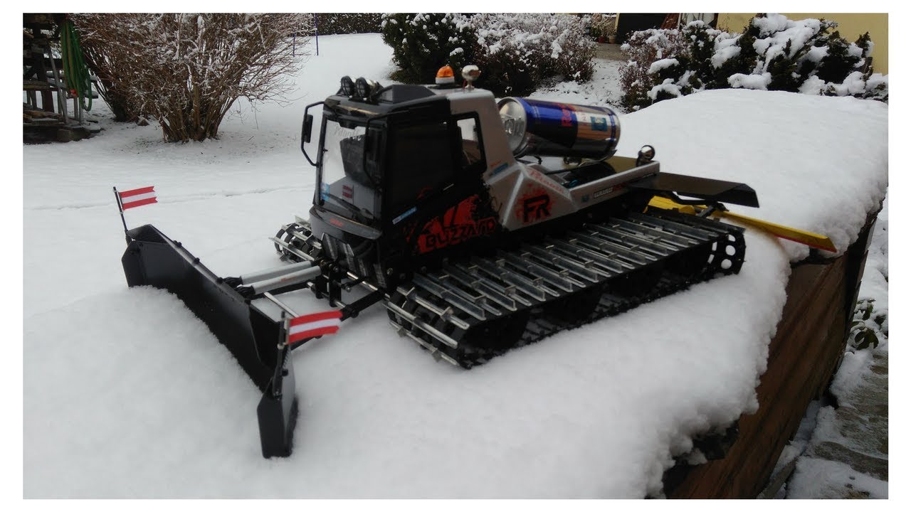 Kyosho Pistenraupe Blizzard Tuning Umbau und Anbauteile in Eigenbau
