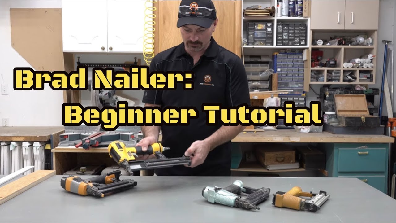 How To Use A Pneumatic Brad Nailer