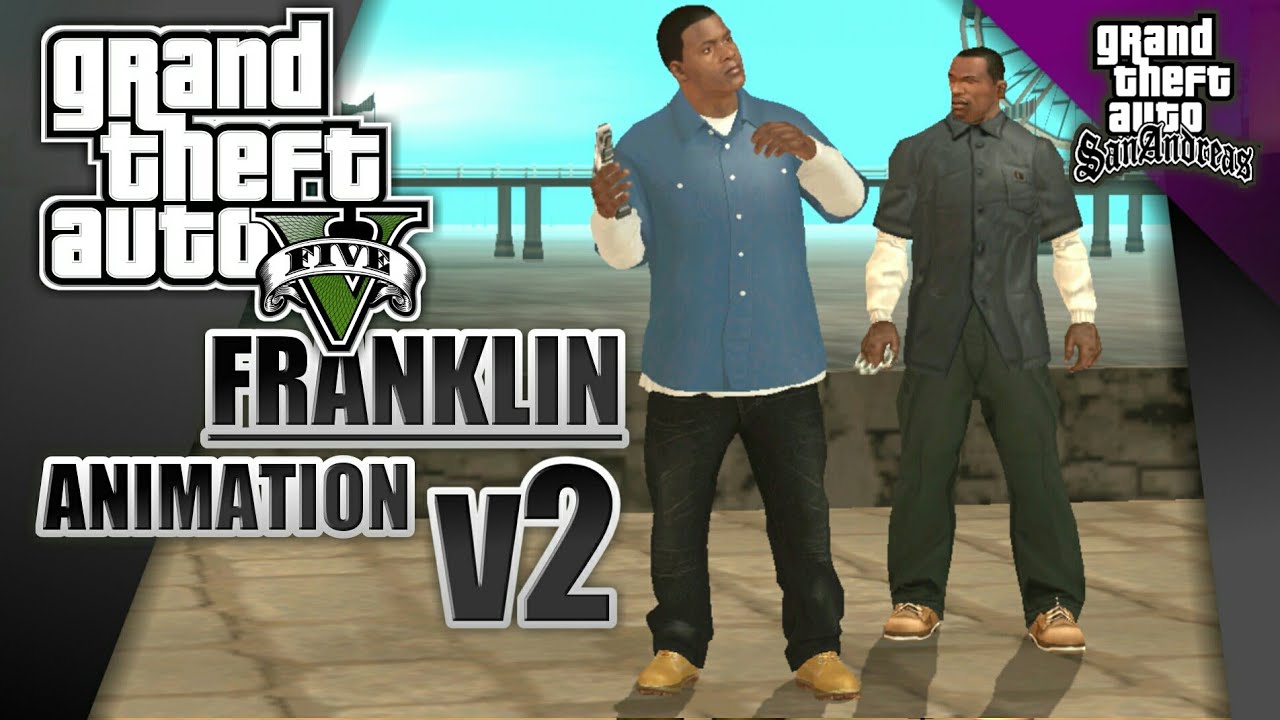New! GTA V Franklin Animation v2 - GTA SA