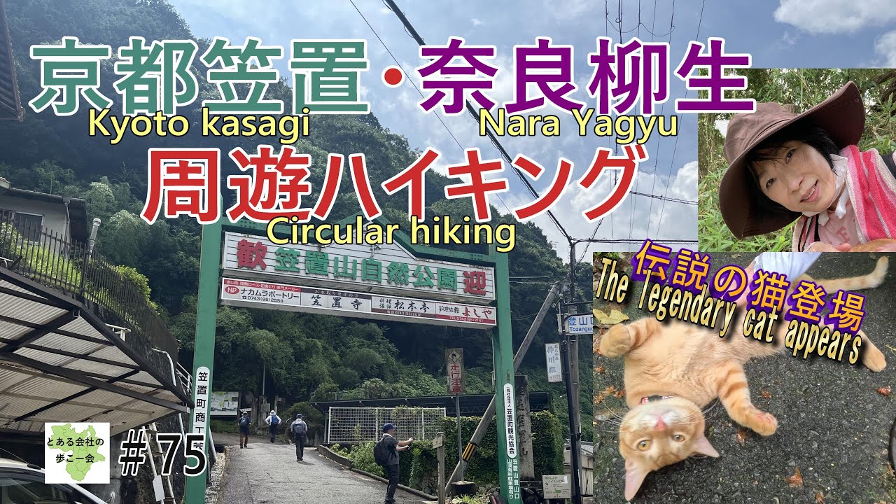 京都笠置・奈良柳生周遊ハイキング【とある会社の歩こー会】＃75　2024.7　Kyoto Kasagi/Nara Yagyu Circular hiking