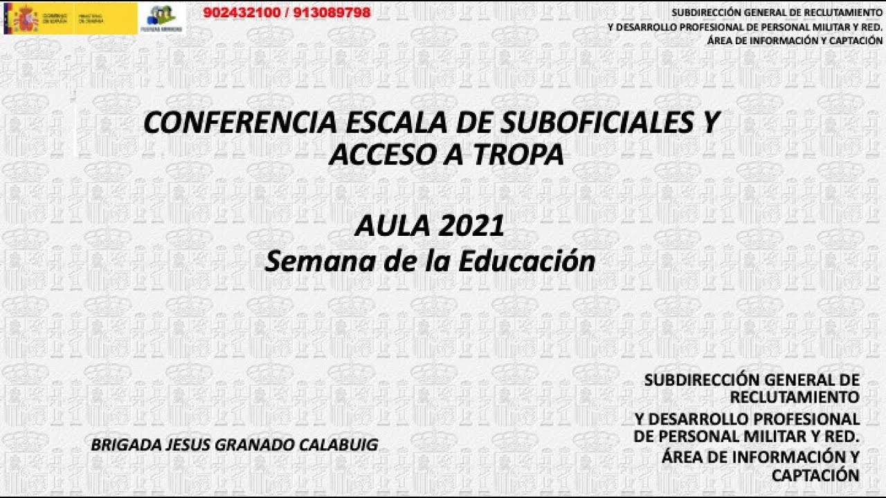 Acceso a las escalas de Suboficiales y a las de Tropa y Marinería