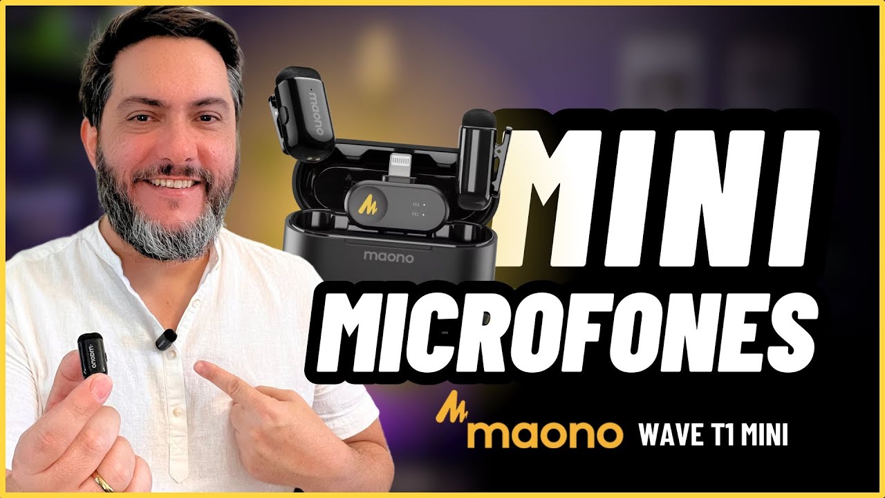 Mini Microfone com Filtro de Ruído + Controle por App? Ouça o Maono Wave T1 Mini em Ação!