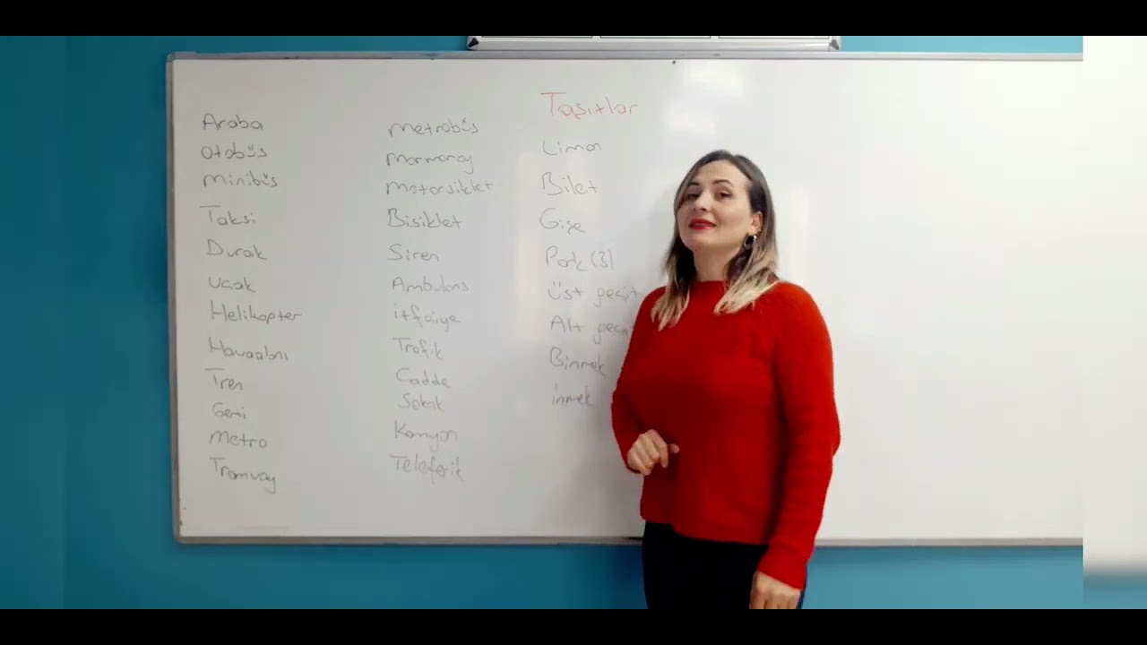 Taşıtlar kelimeleri