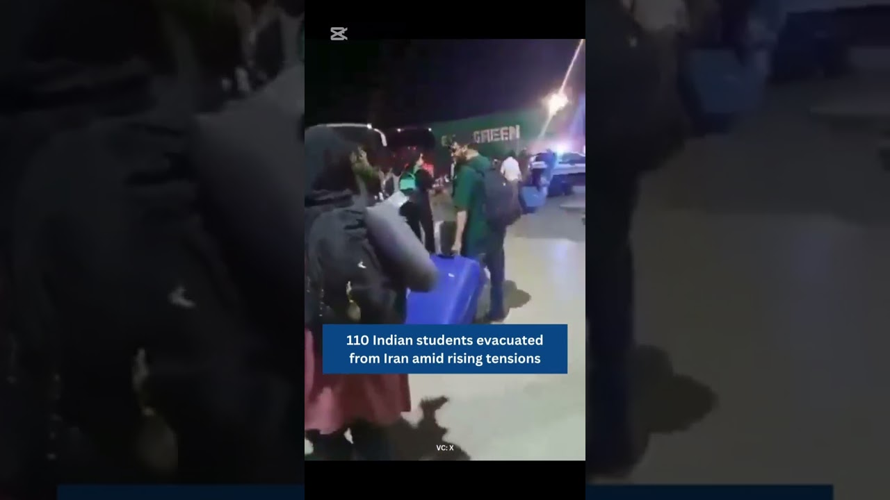 Indian Students Evacuated from Iran #iran #iranwar #israel #israeliranwar #india