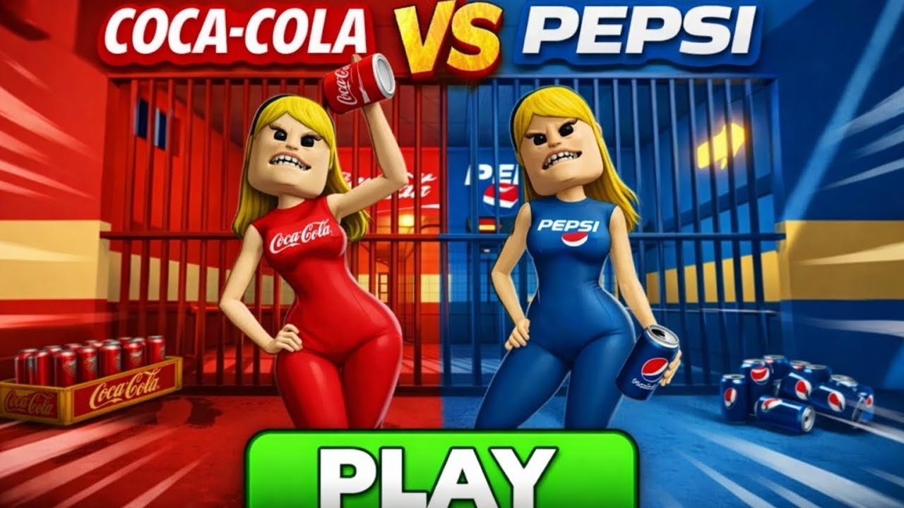 Coca-Cola vs Pepsi WOMAN Prison Run but Everything Goes Wrong 💀 (Roblox)