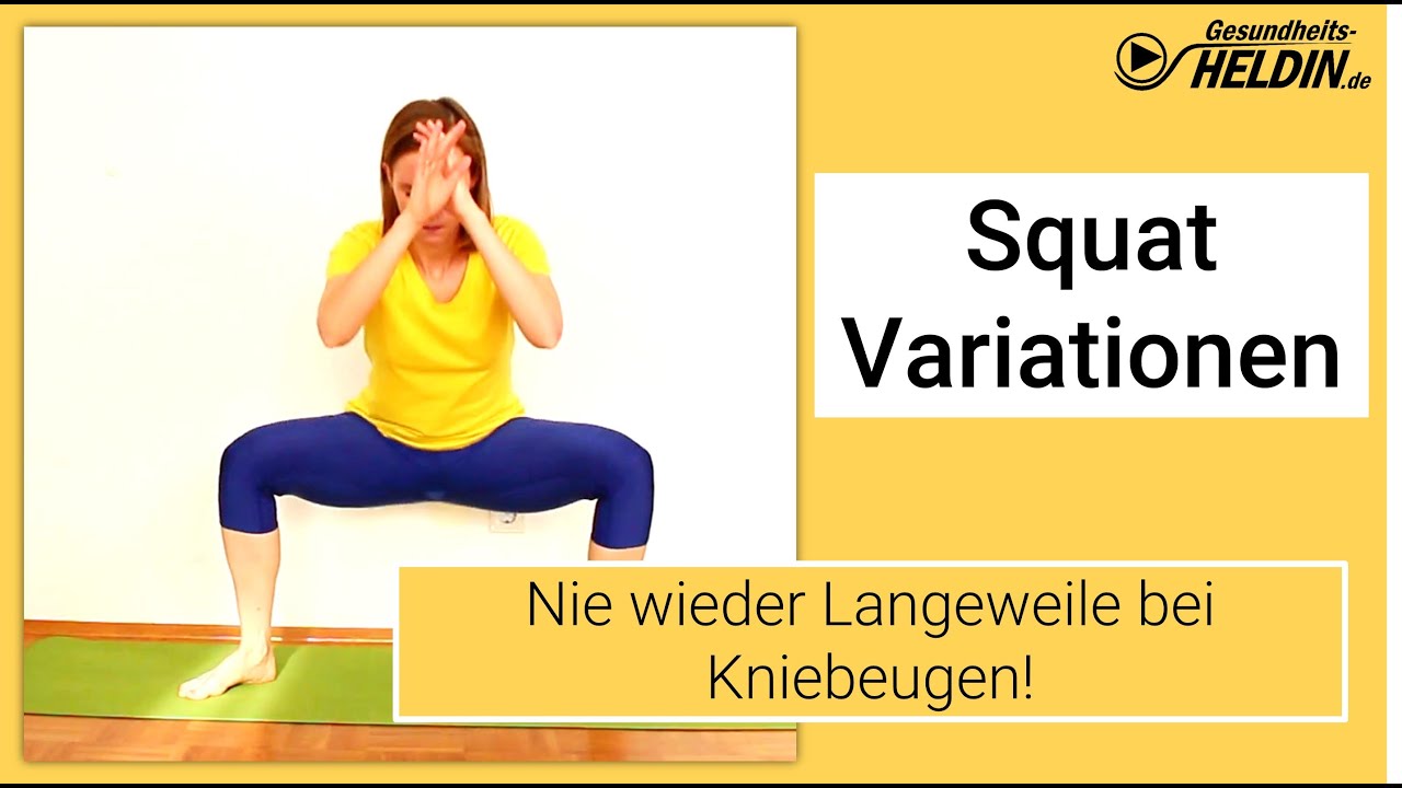 7 Squat Variationen: Nie wieder Langeweile bei Kniebeugen!