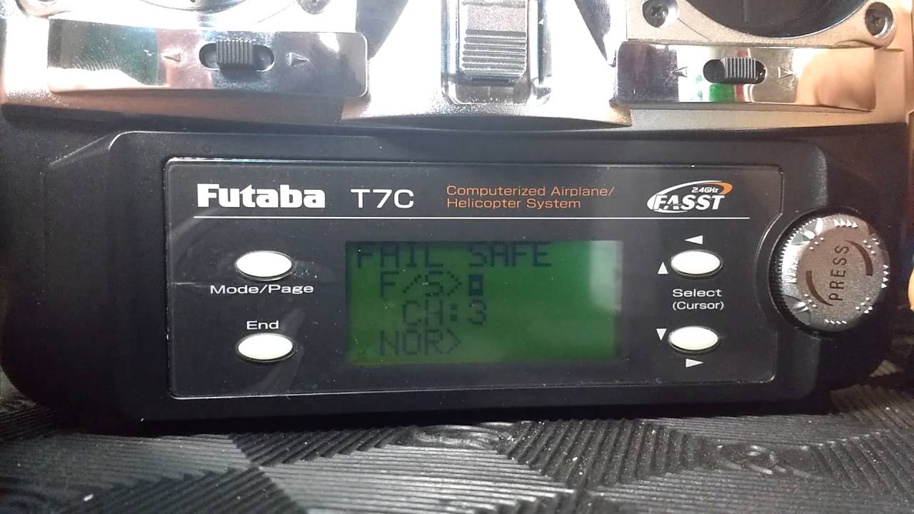 How To Setup Failsafe F/S Futaba 7C