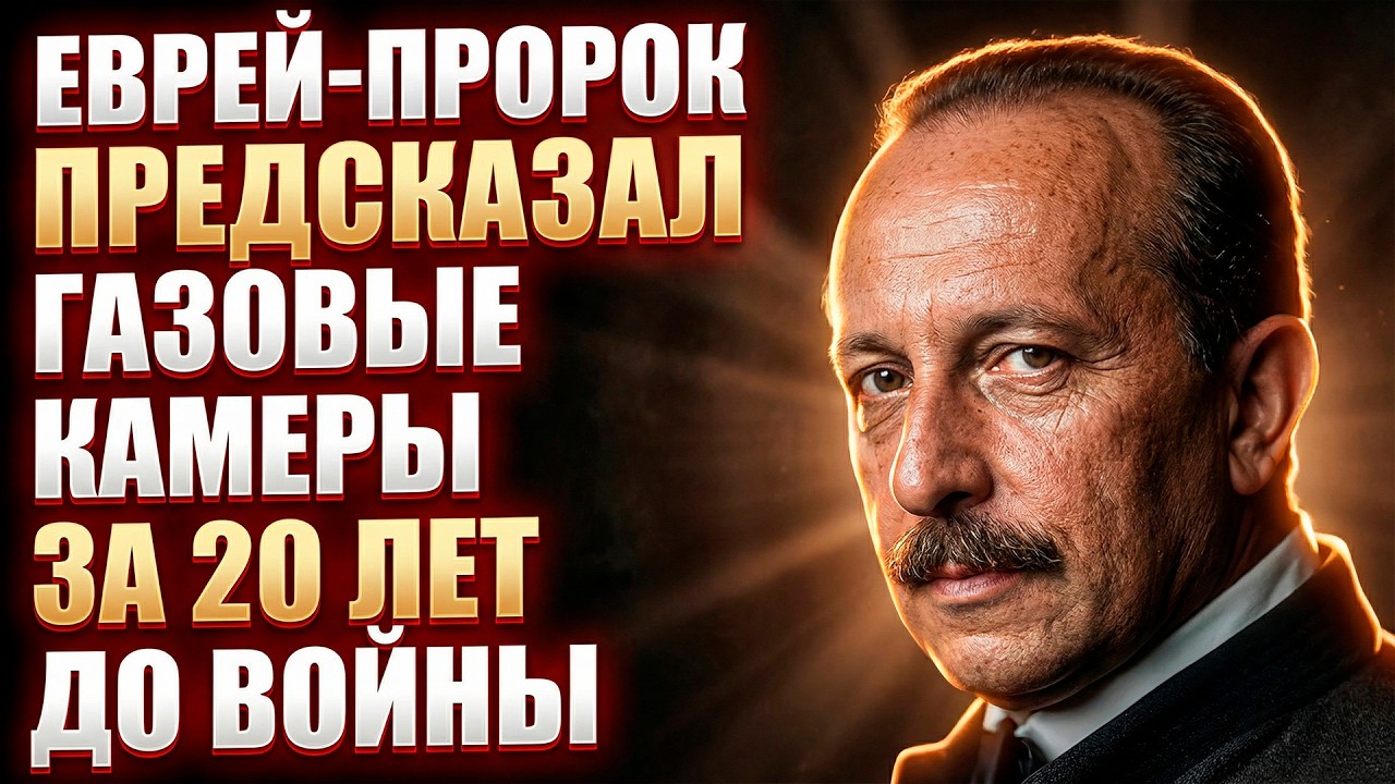ОН ПРЕДСКАЗАЛ ХОЛОКОСТ СЛОВО В СЛОВО! Пророчество 1923 года
