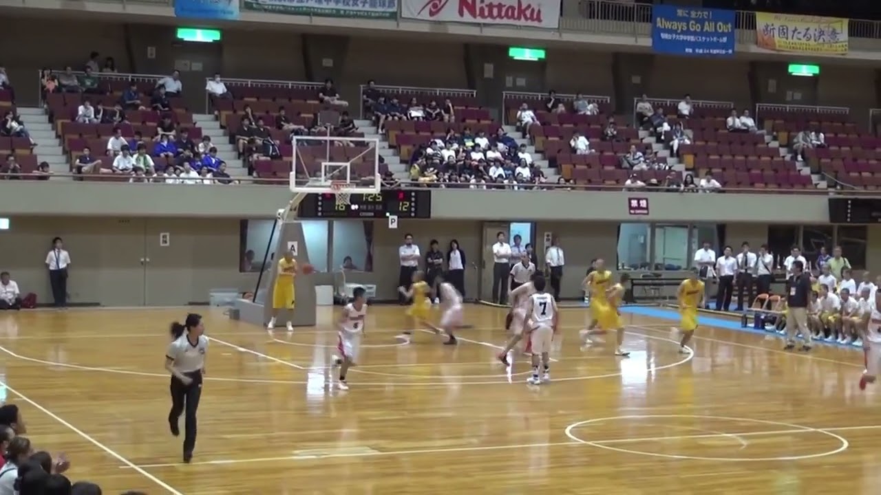 坂本 vs 原 （１） 第2回 神奈川県中学生バスケットボール選手権大会 男子決勝 2017/6/10