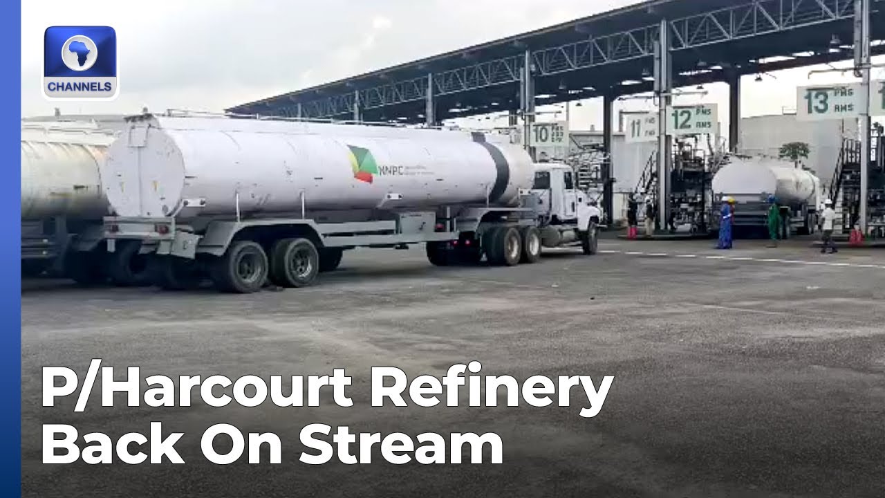 Trucks Load Petrol As Port Harcourt Refinery Resumes Operations
