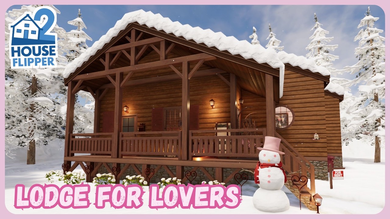 House Flipper 2 | Lodge for Lovers | Custom Job Longplay | No Commentary
