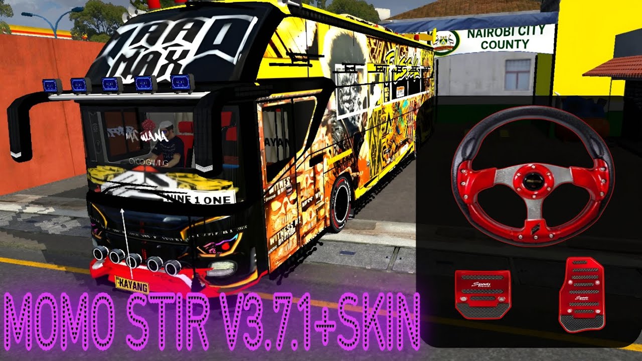 BUS SIMULATOR INDONESIA//KENYAN GAMEPLAY//BUSSID (𝗠𝗢𝗠𝗢 𝗦𝗧𝗜𝗥 𝗩3.7.1 +𝗠𝗔𝗗 𝗠𝗔𝗫 𝗦𝗞𝗜𝗡 𝗟𝗜𝗩𝗘𝗥𝗬)👇👇👇