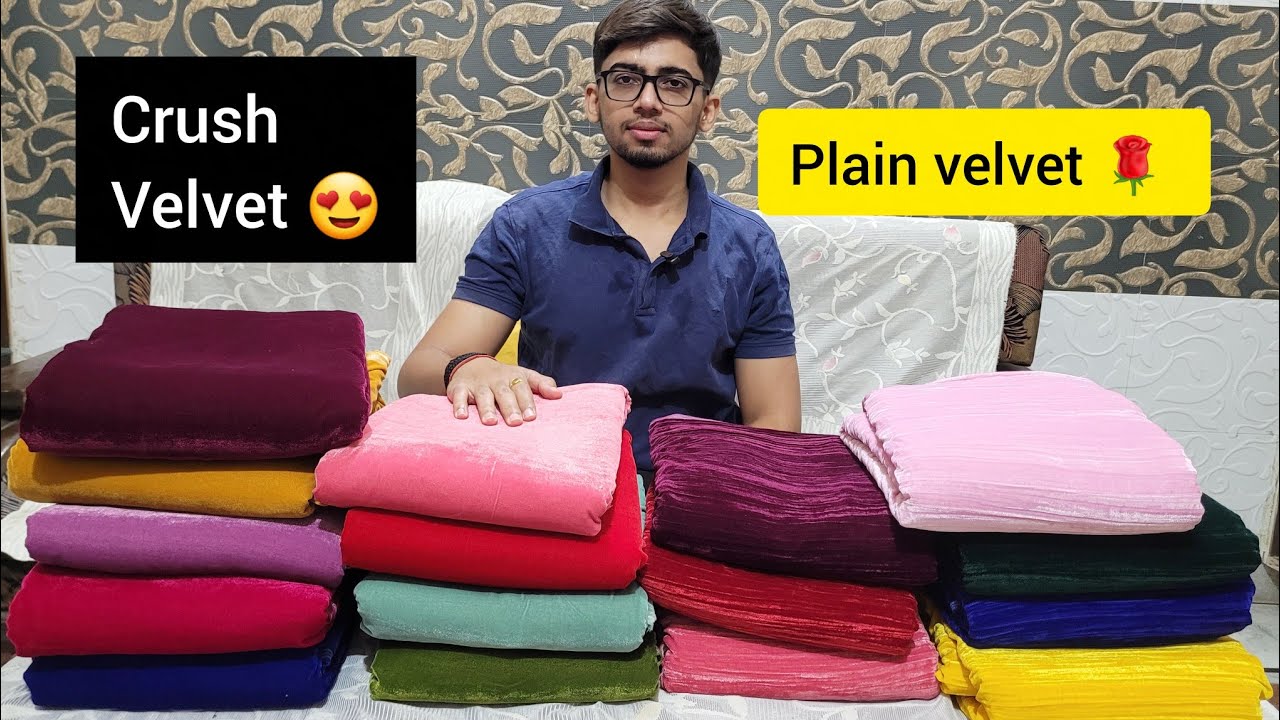 Crush Velvet & Plain Velvet 9000 quality 👌 Full Stock 🔥 Reasonable Price 🤩 - Rohtak 