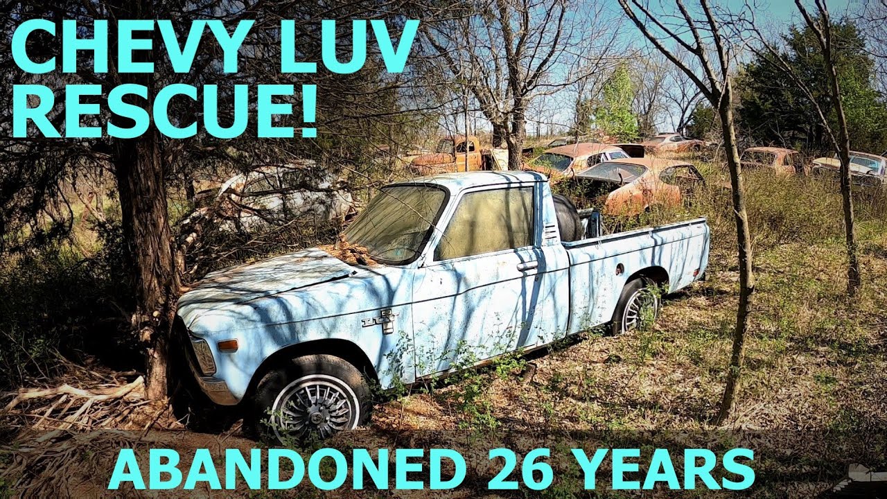 ABANDONED CHEVY LUV rescued from JUNKYARD after 25 years!