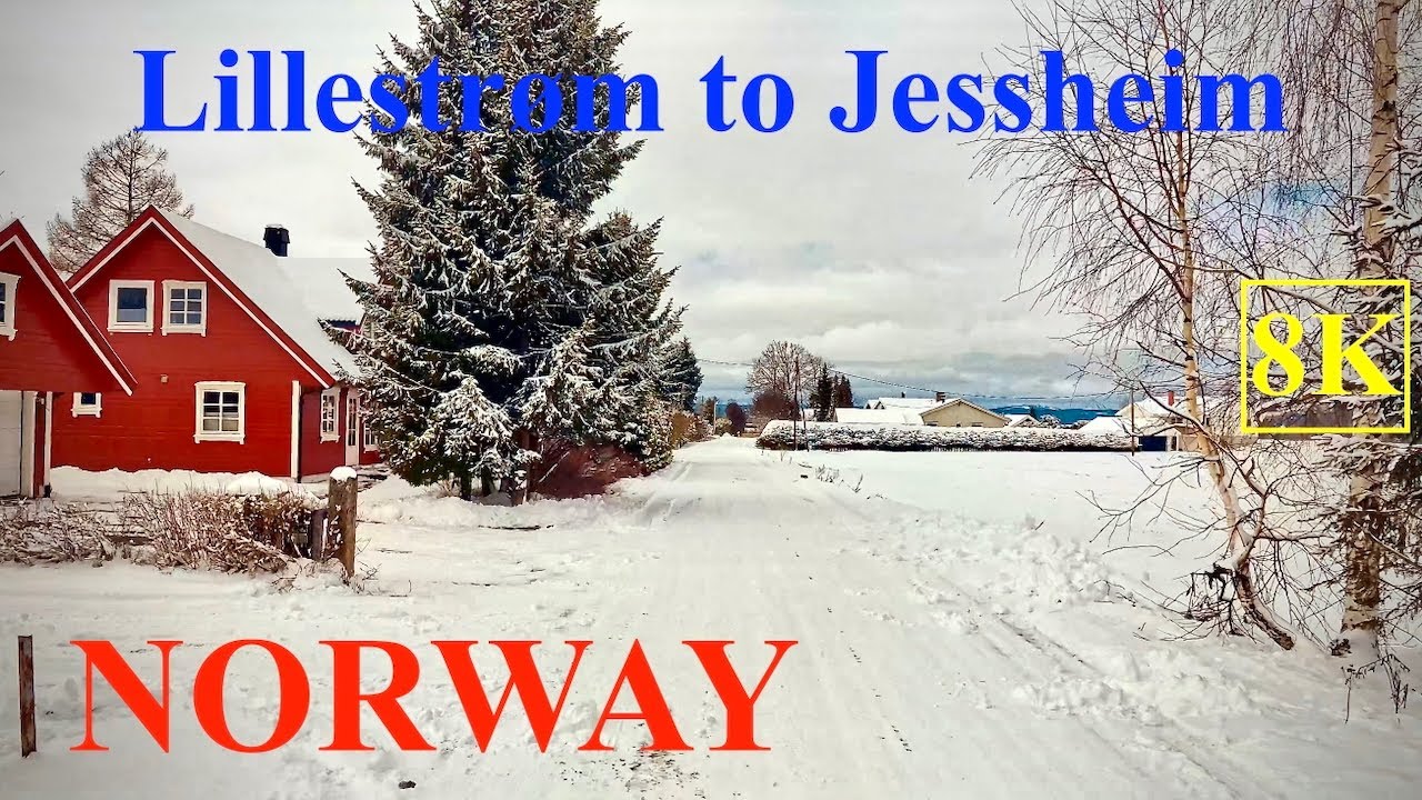Relaxing Car Ride from Lillestrøm to Jessheim, NORWAY