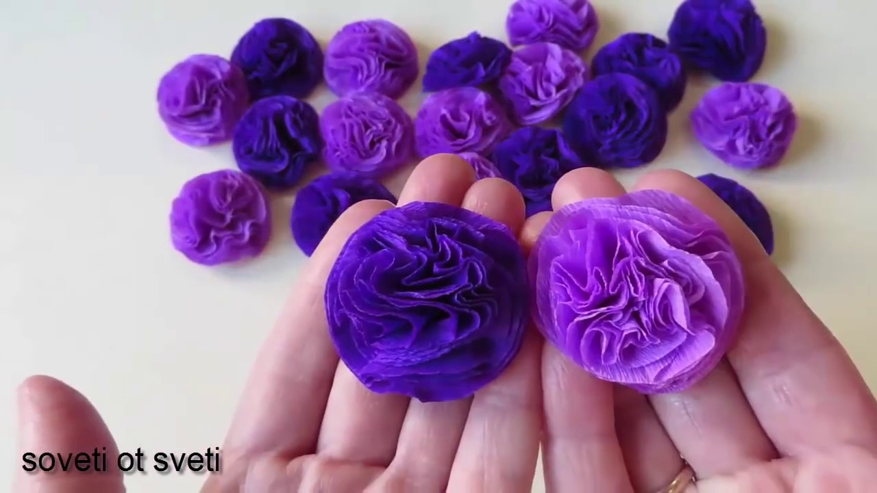 DIY: КАК сделать ТОПИАРИЙ  из САЛФЕТОК и КРЕПБУМАГИ.  Hoy to make PAPER ROSE TOPIARY