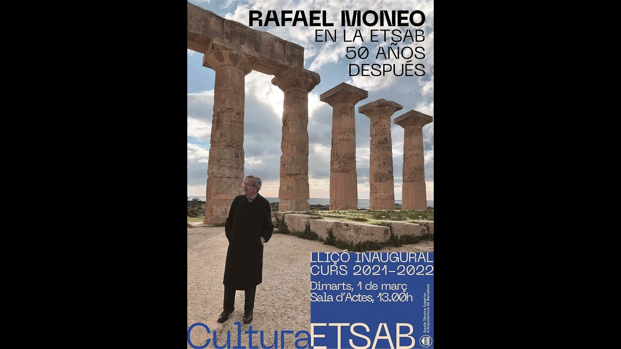 Rafael Moneo en la ETSAB. 50 años después