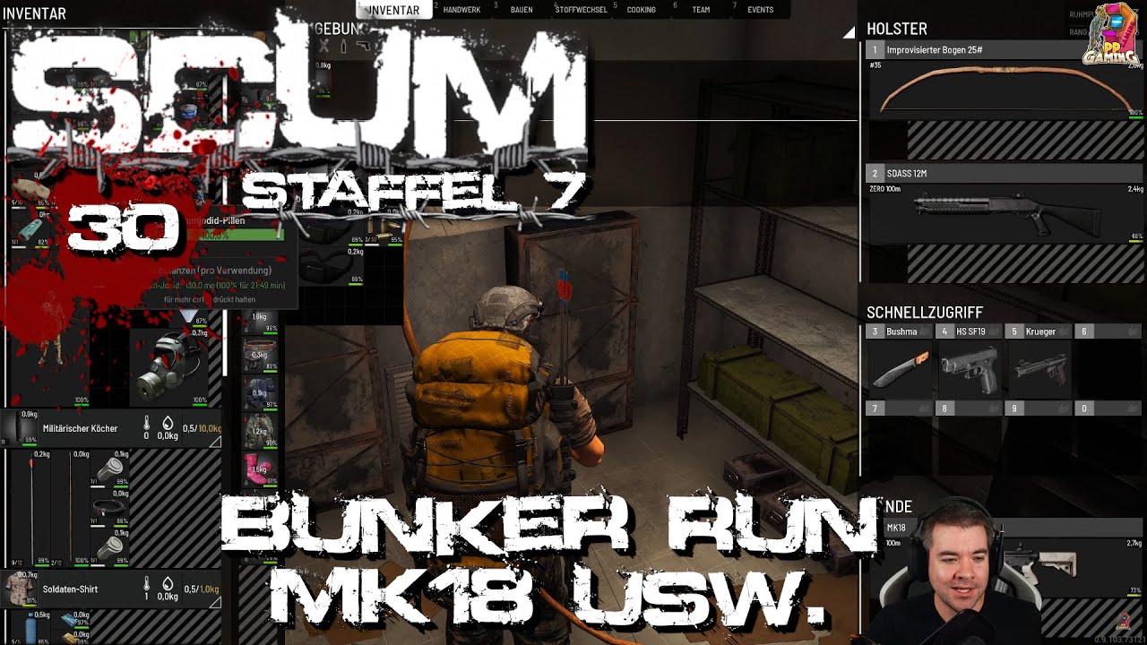 SCUM 📺 [30] Krasser Loot im B4 Bunker [ Deutsch Hardcore V0.9 ]