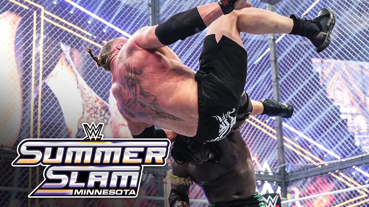 Oba Femi vs. Brock Lesnar | Hell in a Cell Match: SummerSlam 2026 highlights