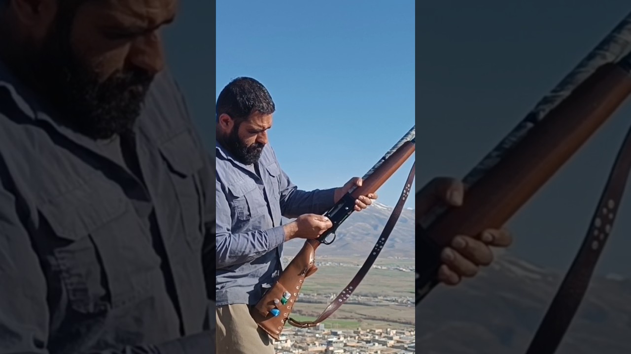 پر کردن پنج تیر کرال  A Turkish hunting rifle