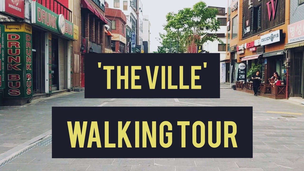 Walk Through 'The Ville' | Video Tour | Outside Camp Humphreys Korea