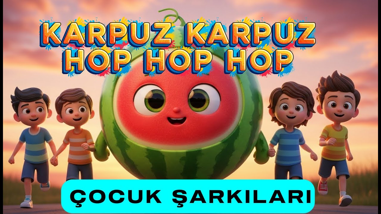 Karpuz Karpuz HOP HOP HOP | Çocuklar İçin Neşeli Dans Şarkısı