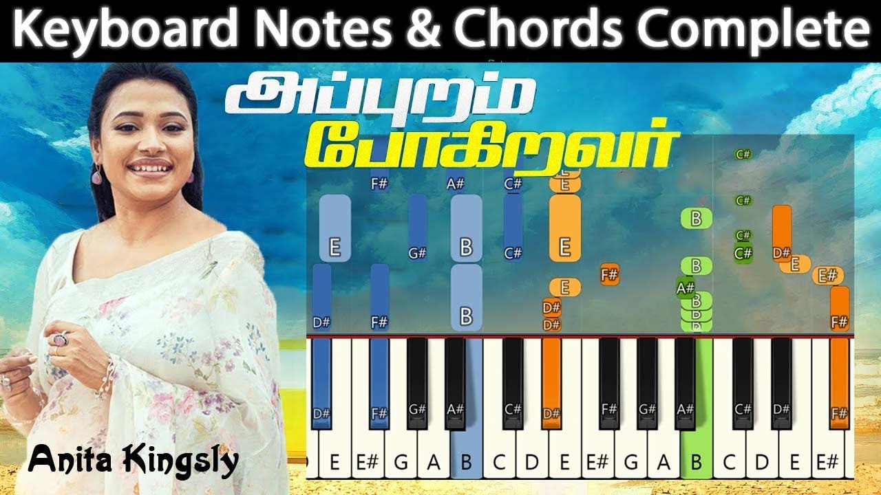 APPURAM POGIRAVAR Keyboard Notes & Chords Complete | அப்புறம் போகிறவர் | ANITA KINGSLY