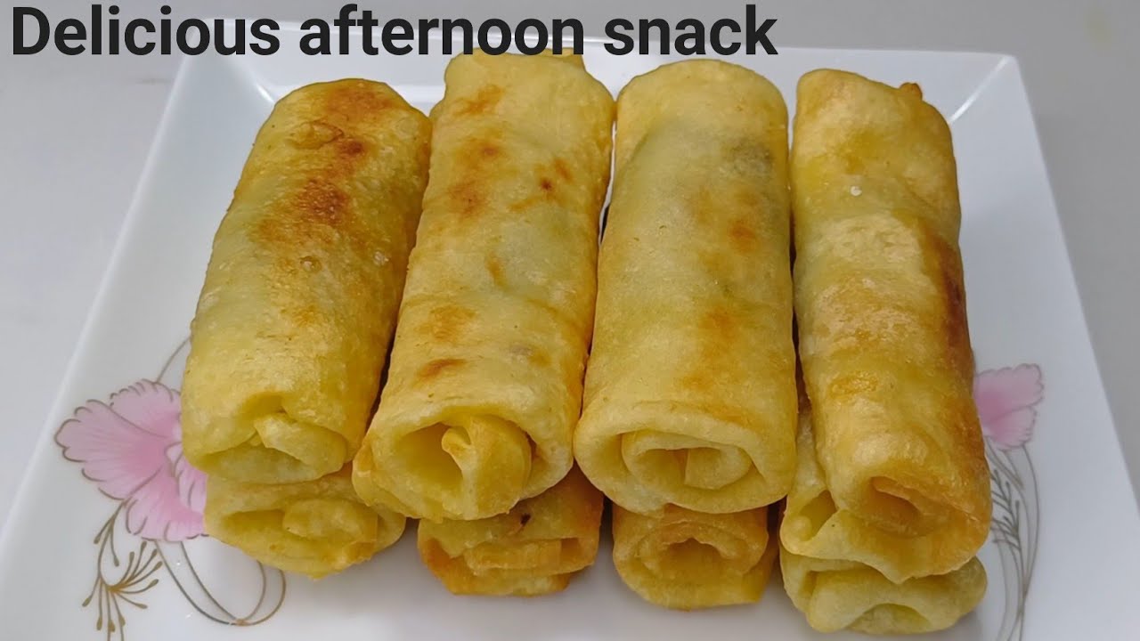 A Delicious Vegetable Roll Snacks Recipe Without Bread Crumbs. #deliciousrecipe #homesnacks #video