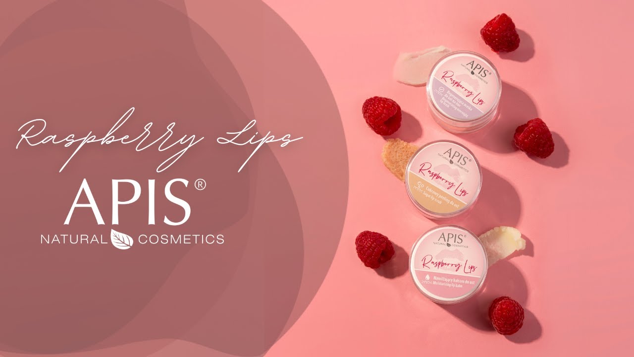 RASPBERRY LIPS - balsam do ust, peeling cukrowy, maska na noc! | Apis Natural Cosmetics |