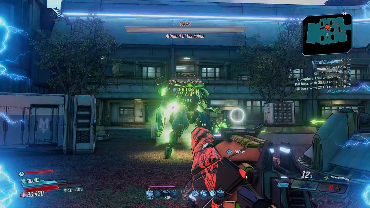 Borderlands 3 Trial Of Discipline True Trials Mode Mayhem 11 Lv 72 TVHM True Vault Hunter Solo FL4K