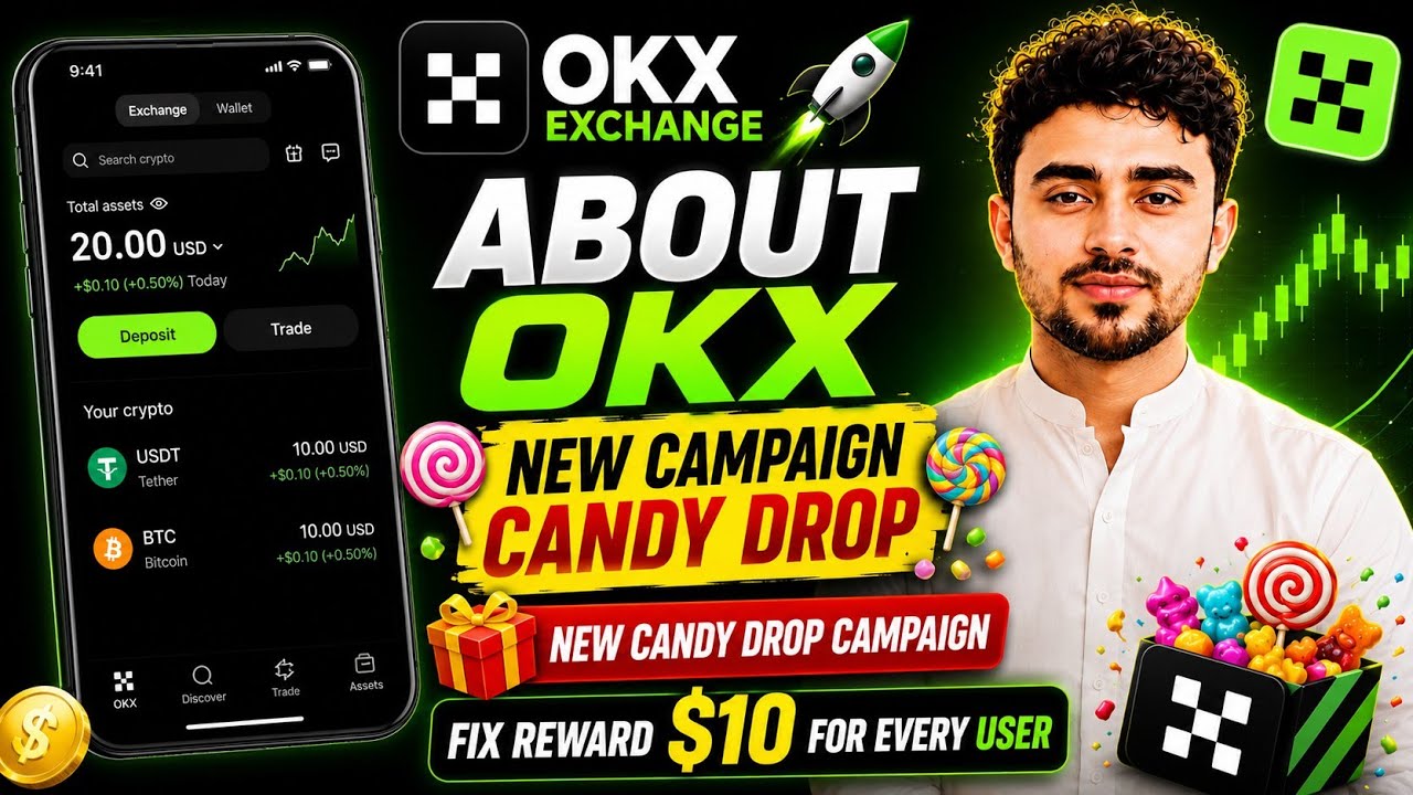 OKX New Candydrop Campaign || OKX Campaign || OKX Trading Competition || OKX Withdraw || Towards Sky