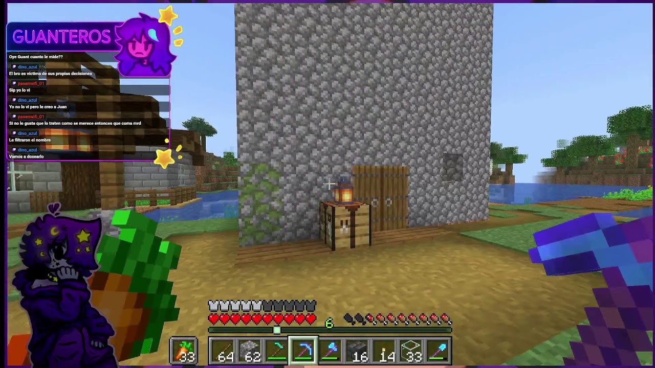 jugando minecraft con los npcs