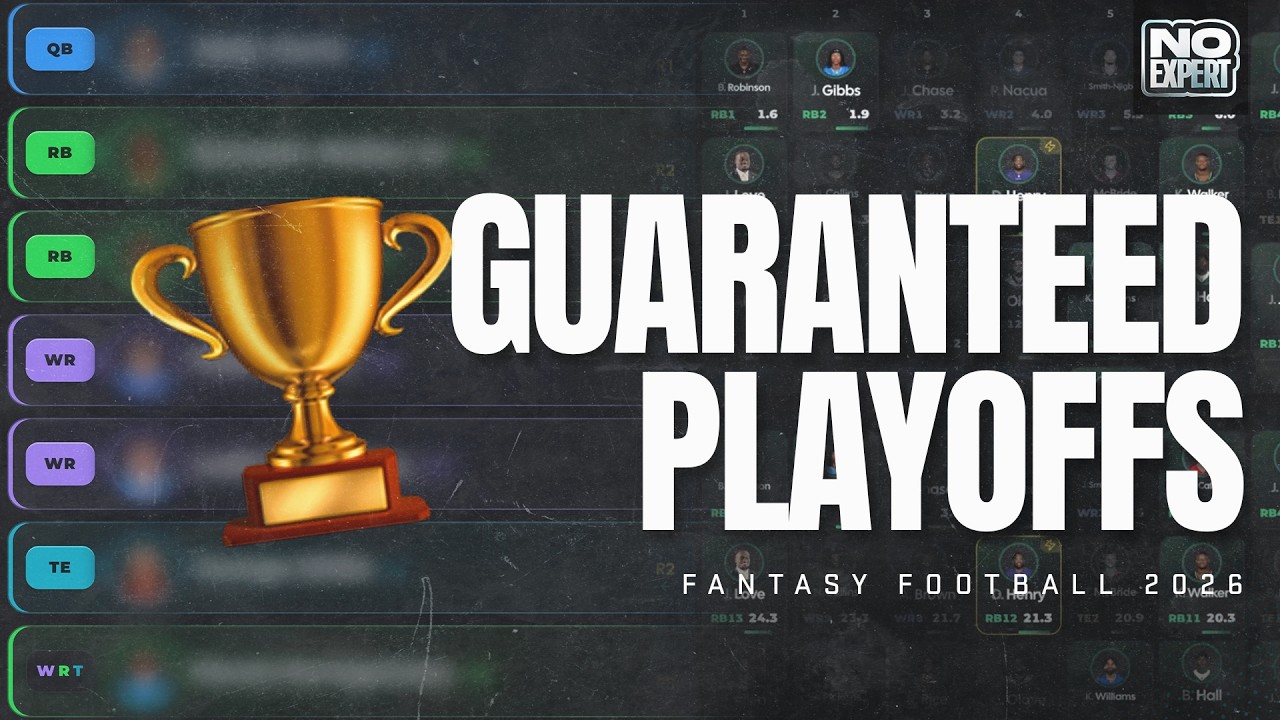 The PERFECT Draft Strategy for Fantasy Football 2026