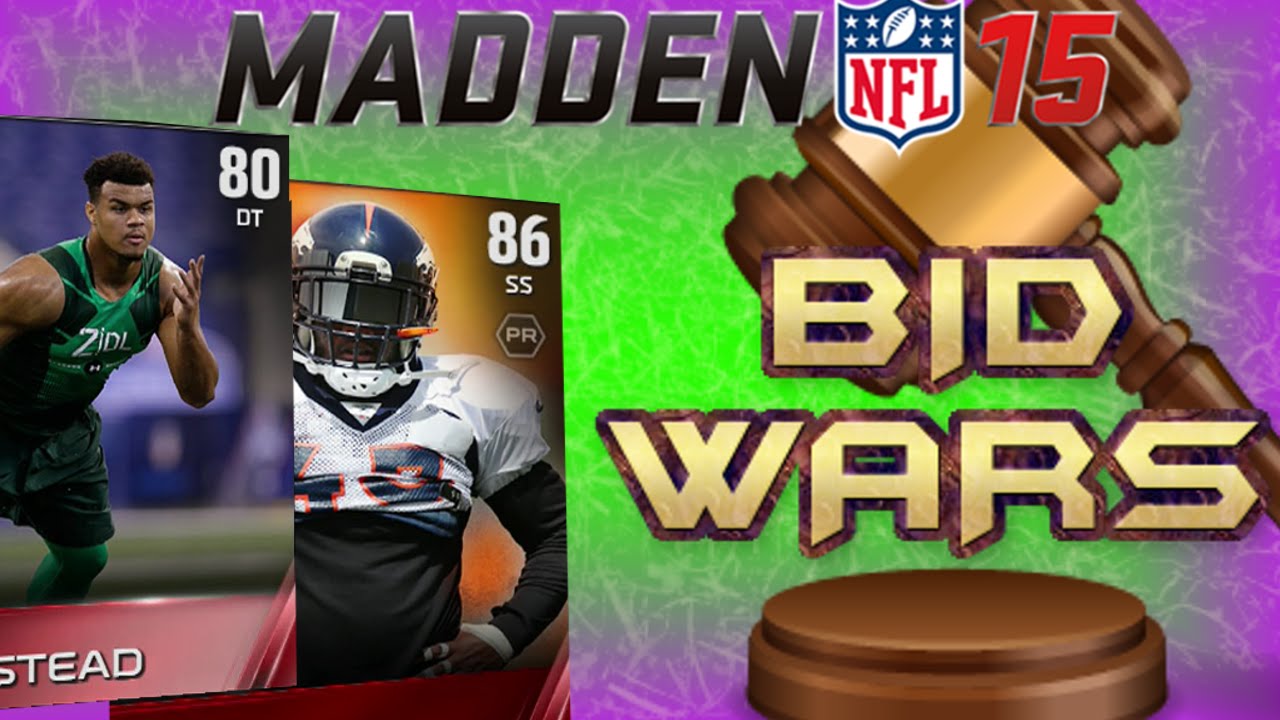 Madden 15 Ultimate Team: Auction House Bid Wars- MUT 15