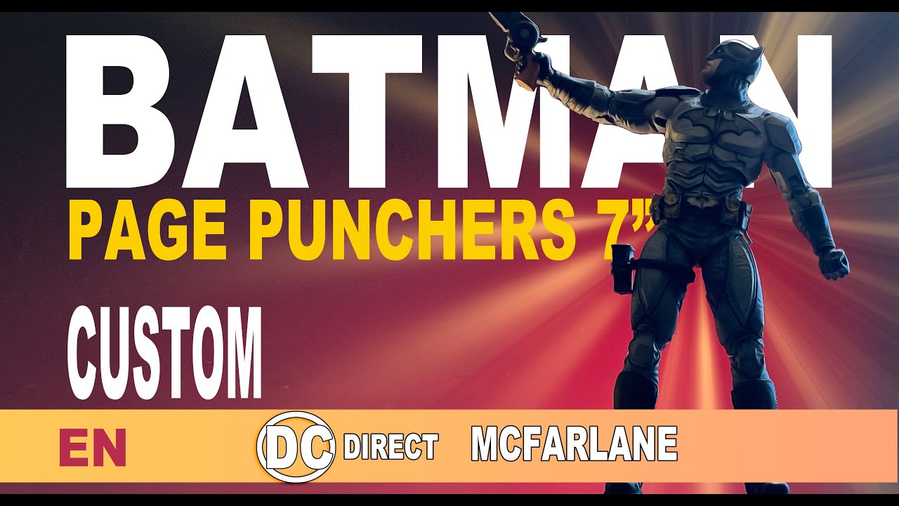How to Customize Page Punchers  Batman Mcfarlane