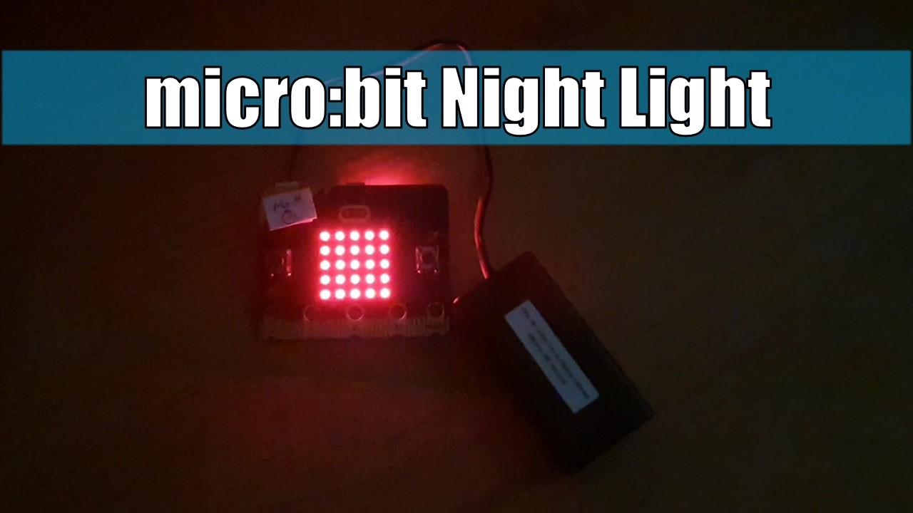 Create a night light with the micro:bit