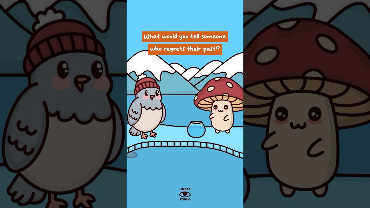 Just Forgive Yourself 🐦 Mushie & Birdie | Relatable Animation Meme | Original Audio: Mason Denver