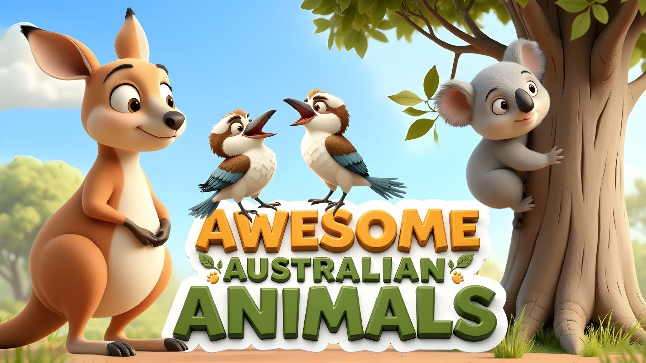 Australian Animals for Kids | Meet Awesome Wildlife | Educational Video