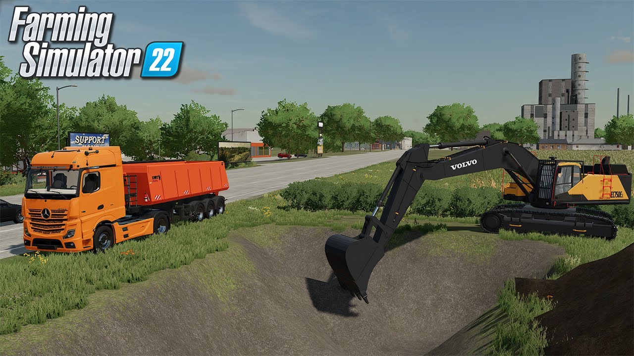 👷 OPENING FOUNDATIONS WITH NEW MOD TERRA FARM !! | FARMING SIMULATOR 22 MINING AND CONSTRUCTION