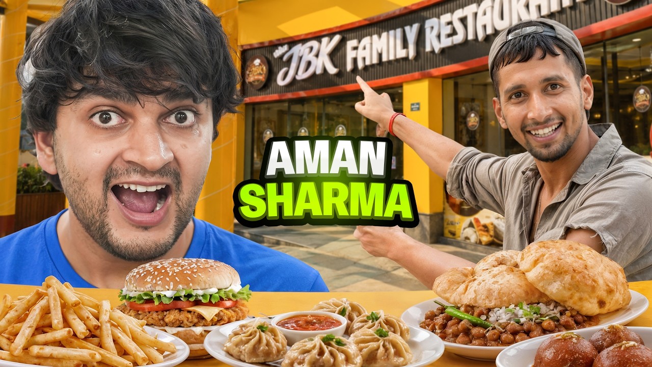 Trying Aman Sharma Jai Baba ki Restaurant