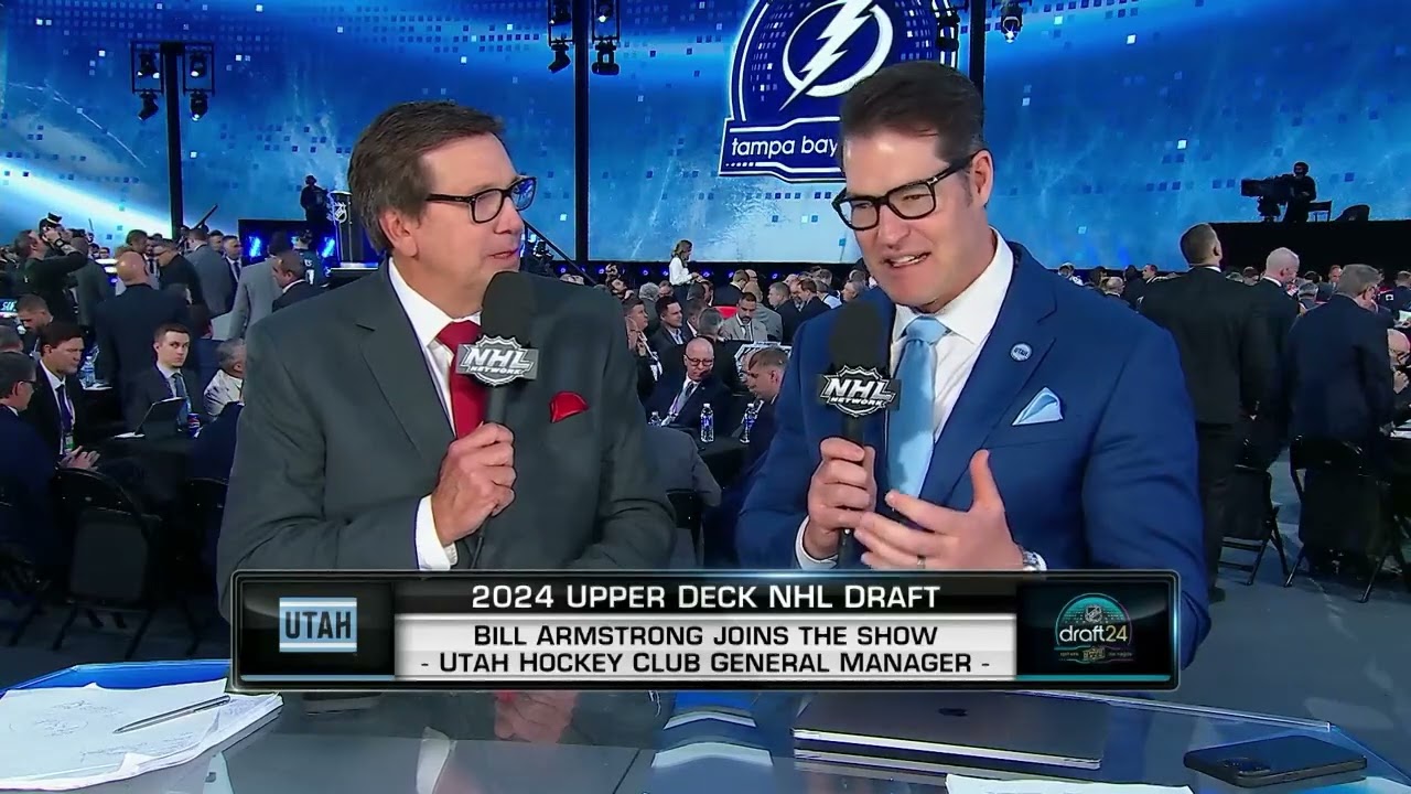 Utah GM Bill Armstrong on draft moves, landing Sergachev and Marino