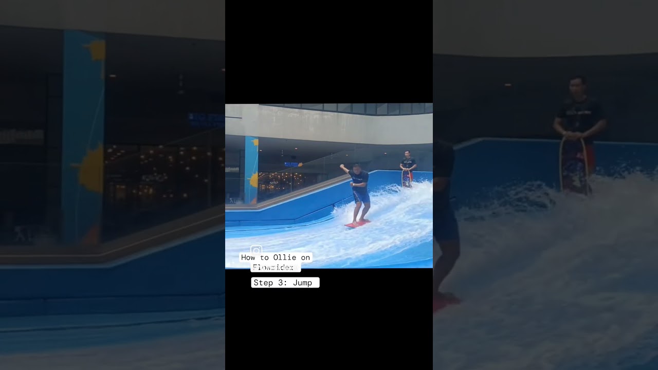 How to Ollie on the Flowrider #flowrider