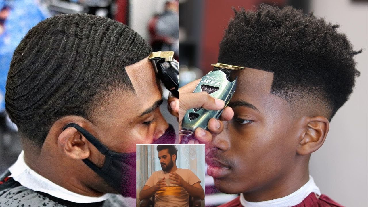 MOST SATISFYING BLACK MEN HAIRCUTS TRANSFORMATION IN 2022 ! TAPER FADE | SKIN FADE | Reaction 28 ★
