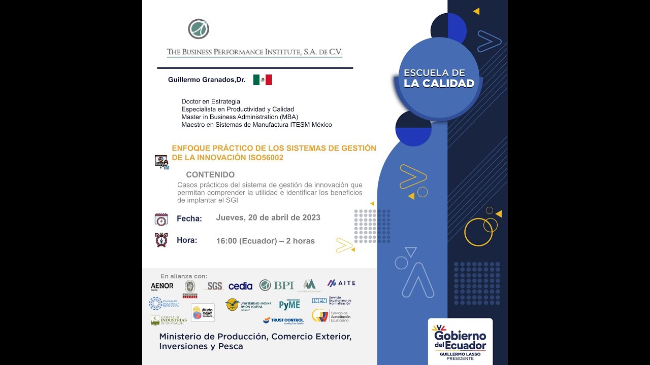 Sistemas de gestión de la Innovación ISO56002 (Enfoque práctico) / BPI