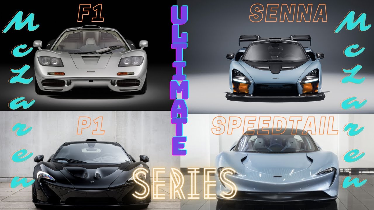 McLaren Ultimate Series | F1 v P1 v SENNA v SPEEDTAIL
