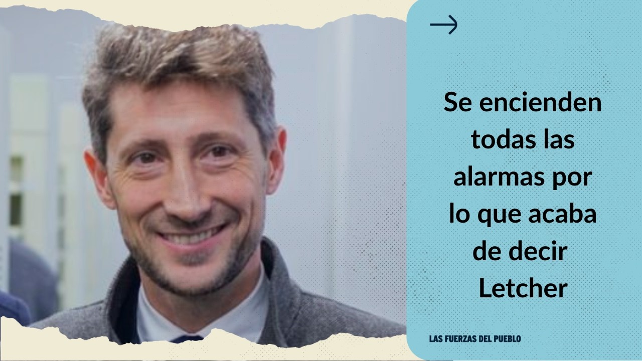 ¡¡Con lo que acaba de decir, Hernán Letcher enciende todas las alarmas!!